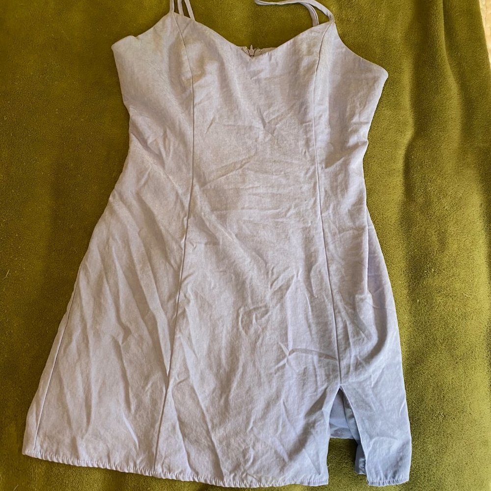 Forever 21 Size M Baby Blue Mini Dress